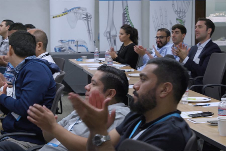 Acumed Osteomed Employees in Training room