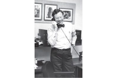 Bob Pritzker on the phone